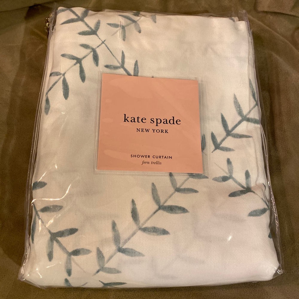 Kate Spade Fern Trellis Shower Curtain